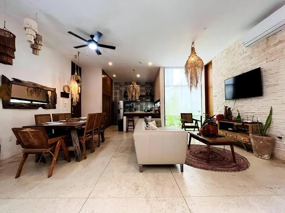 Lägenhet Luxe 3Br Stay - Private Terrace, Pool & Vibes Tulum Mexiko